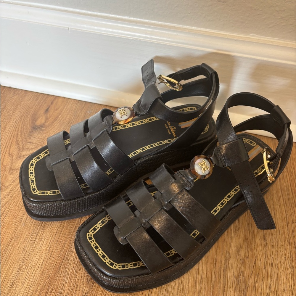 Sam Edelman Black Platform Sandals